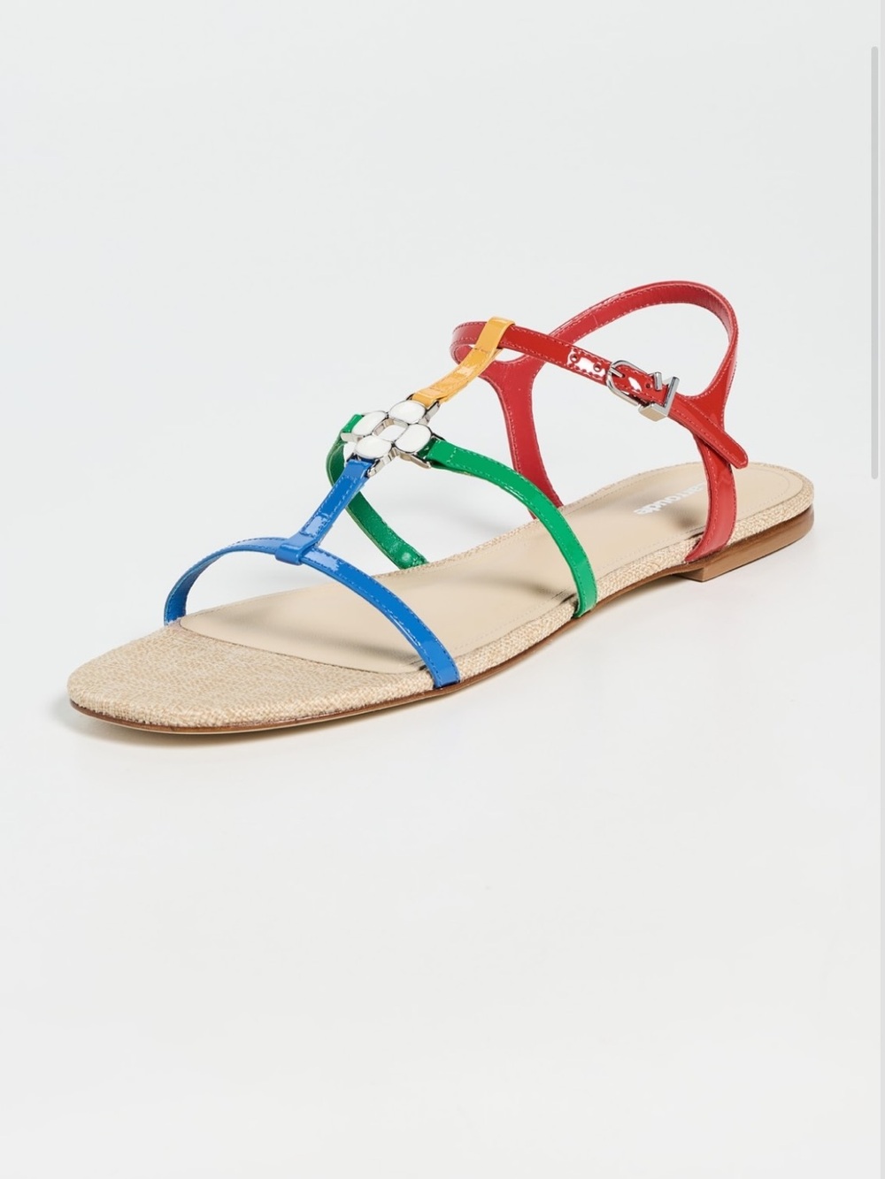 New in Box Larroude Hana Flats in Azure, Size 8 - Picture 4 of 9